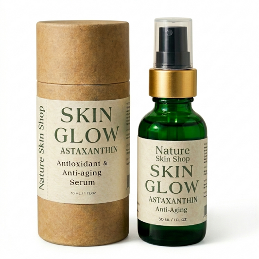 Two skincare products from Nature Skin Shop on a white background