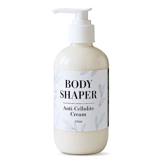 Body Shaper anti-cellulite cream bottle on a white background