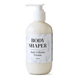 Body Shaper anti-cellulite cream bottle on a white background Body Shaper anti-cellulite cream bottle on a white background