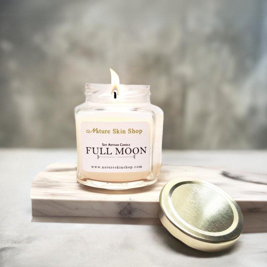 Full Moon Artisan Soy candle - Nature Skin Shop Full Moon Artisan Soy candle - Nature Skin Shop