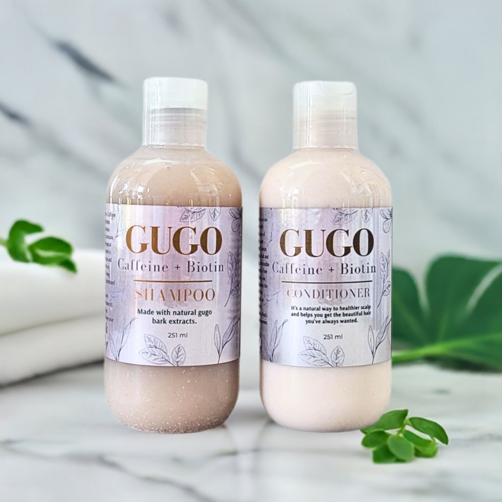 Gugo Shampoo with Biotin + Caffeine - Nature Skin Shop