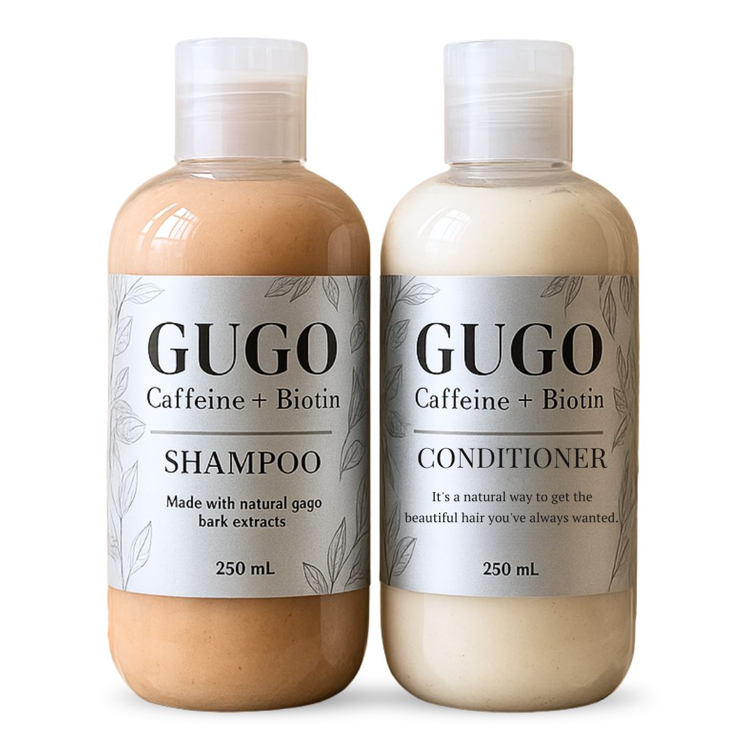 Gugo Shampoo & Conditioner – Natural Hair Loss & Growth Solution Gugo Shampoo & Conditioner – Natural Hair Loss & Growth Solution