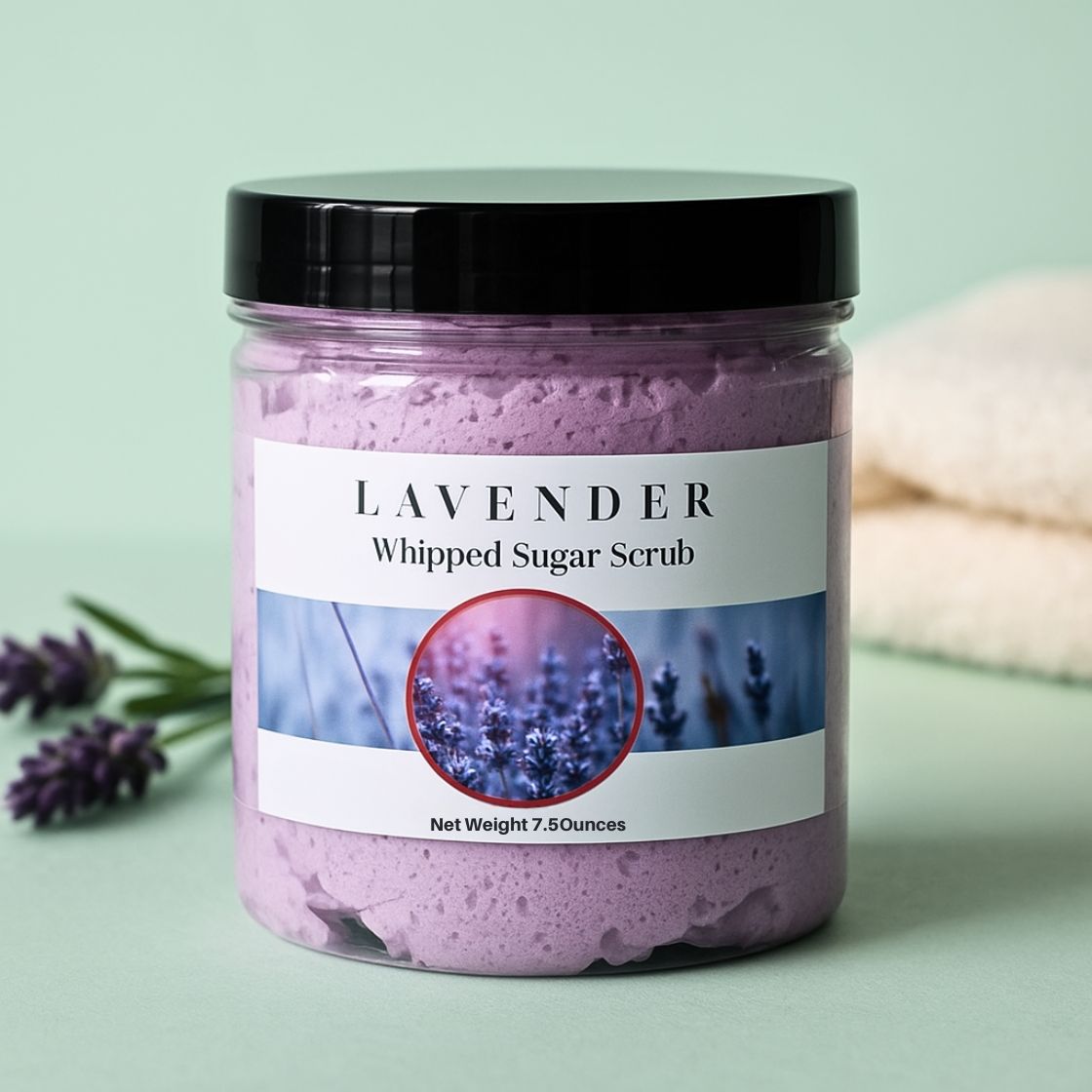 Relaxing Lavender Sugar Exfoliating Scrub Relaxing Lavender Sugar Exfoliating Scrub