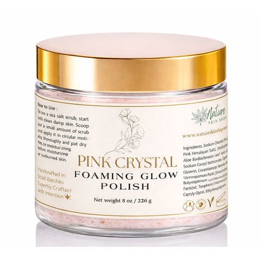 Pink Crystal Foaming Glow Polish