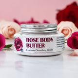 Rose Body Butter for Dry and Sensitive Skin, Luxurious Nourishing Cream - Nature Skin Shop Rose Body Butter for Dry and Sensitive Skin, Luxurious Nourishing Cream - Nature Skin Shop