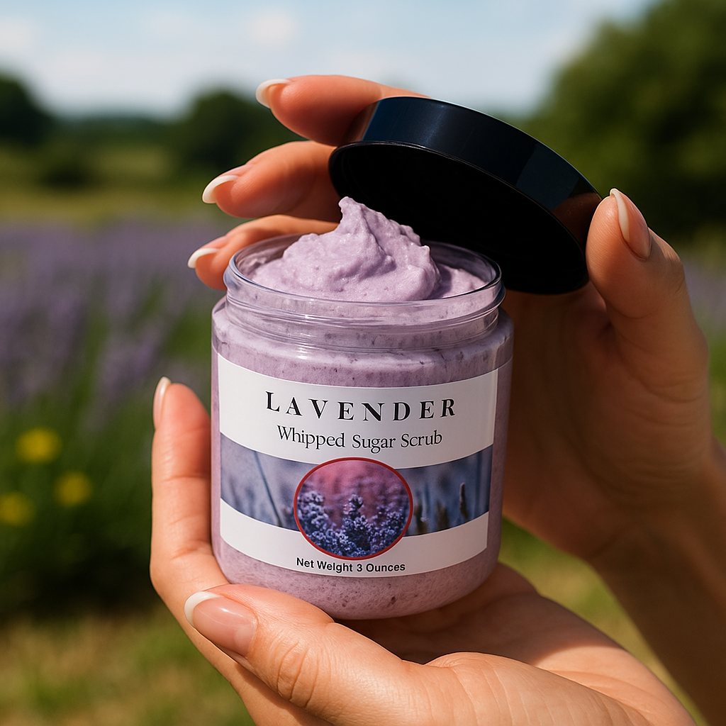 Relaxing Lavender Sugar Exfoliating Scrub Relaxing Lavender Sugar Exfoliating Scrub
