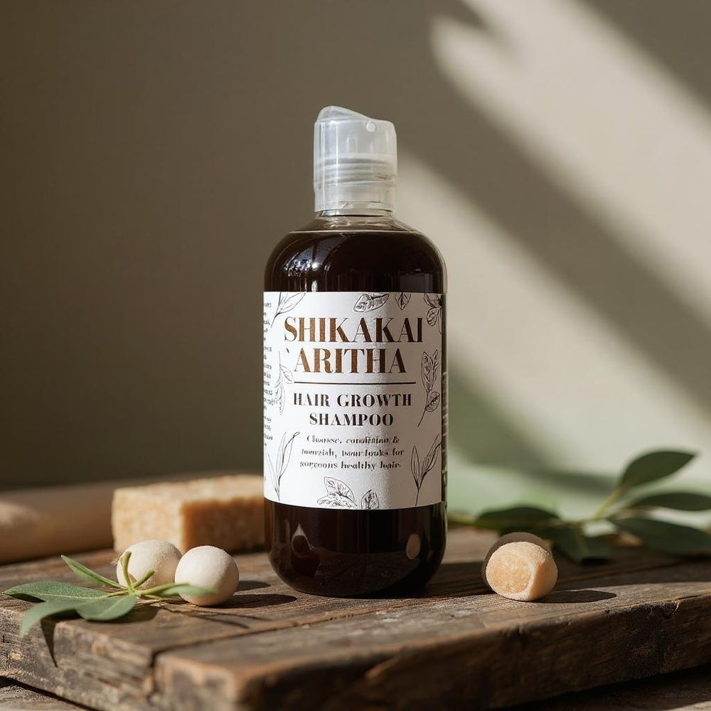 Shikakai & Aritha Shampoo and conditioner set for hair growth and scalp health