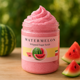 Watermelon Whipped Sugar Scrub Watermelon Whipped Sugar Scrub