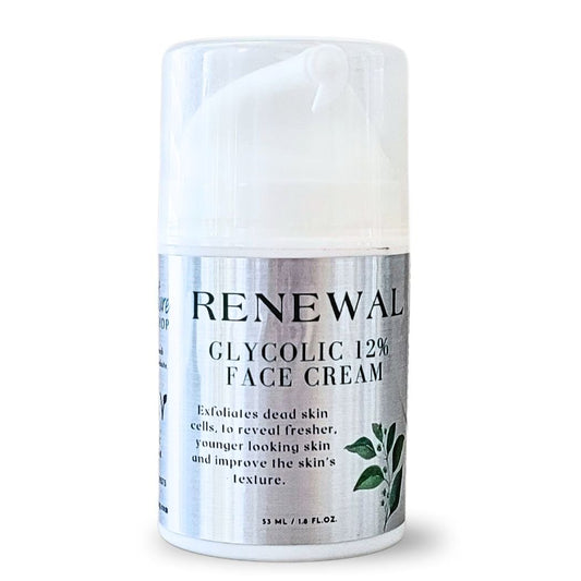 Renewal Glycolic 12% Face Cream - Nature Skin Shop
