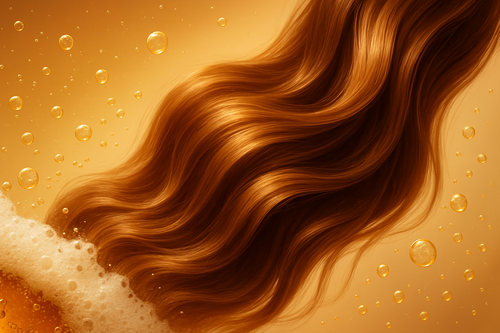 Rinse your hair with beer