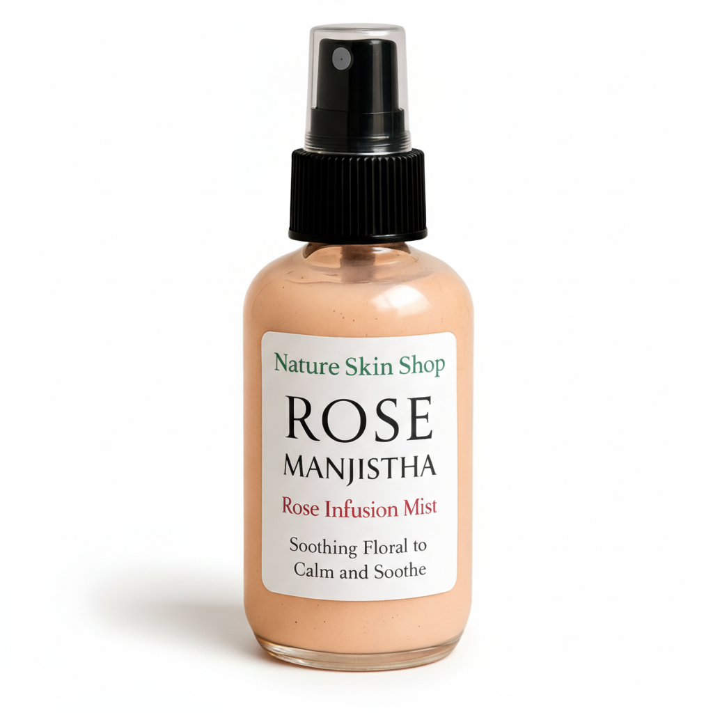 Rose Manjistha Infusion Mist Ayurvedic Glow 4 oz