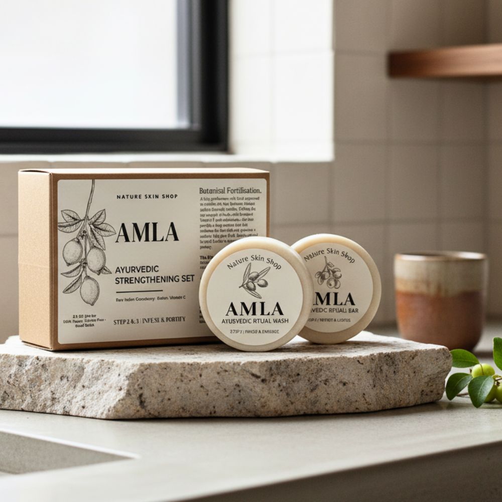Amla Ayurvedic Strengthening Shampoo & Conditioner Set