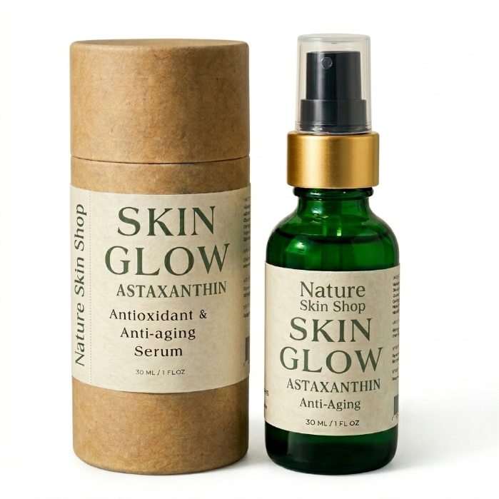 Two skincare products from Nature Skin Shop on a white background