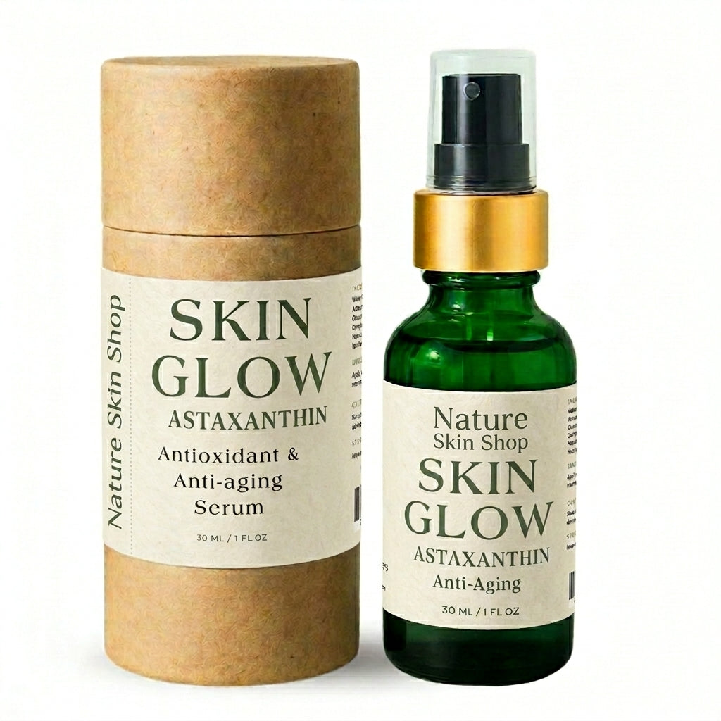 Two skincare products from Nature Skin Shop on a white background