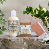 Caffeine and Tea Tree Oil Shampoo Bar and Stimulating Conditioner Combo - Nature Skin Shop