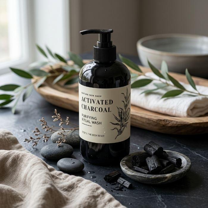 Activated Charcoal & Tea Tree Body Wash