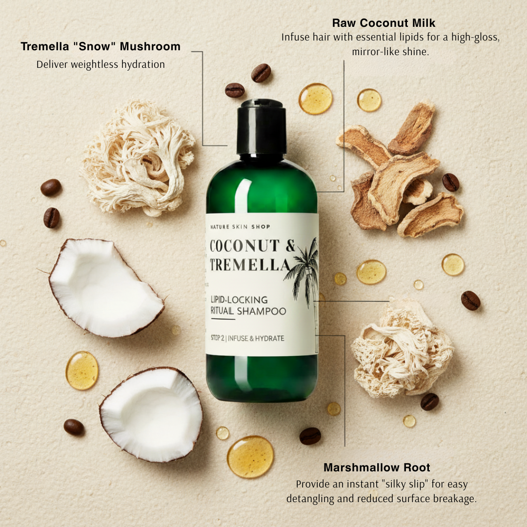 Coconut & Tremella Lipid-Locking Ritual Shampoo