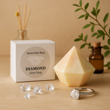 Diamond Birthstone Gem Soap with Hidden Silver Ring