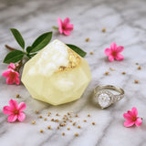 Diamond Gem Soap with Hidden Silver Ring