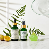 Emerald Radiance Trio | Follicle Serum, Prickly Pear & Peridot Gem Soap