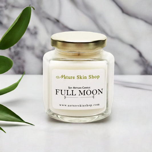 Full Moon Artisan Soy candle - Nature Skin Shop