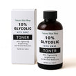 Nature Skin Shop 10% Glycolic with DMAE Toner bottle and packaging on a white background
