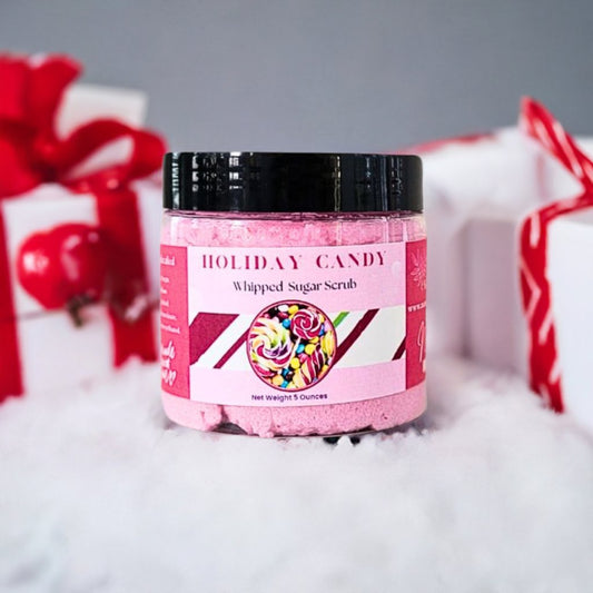 Holiday Candy Whipped Sugar Scrub - Nature Skin Shop