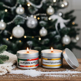 Holiday Candle Gift Set | Cinnamon Vanilla Spiced & Autumn Apple