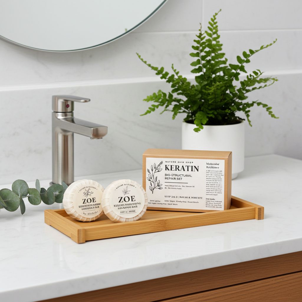 Keratin Intense Repair Shampoo & Conditioner Bar Set