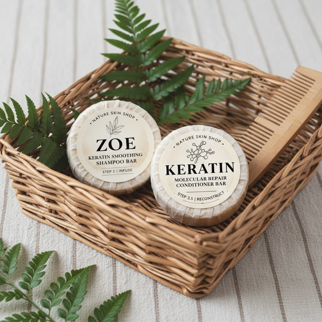 Keratin Intense Repair Shampoo & Conditioner Bar Set