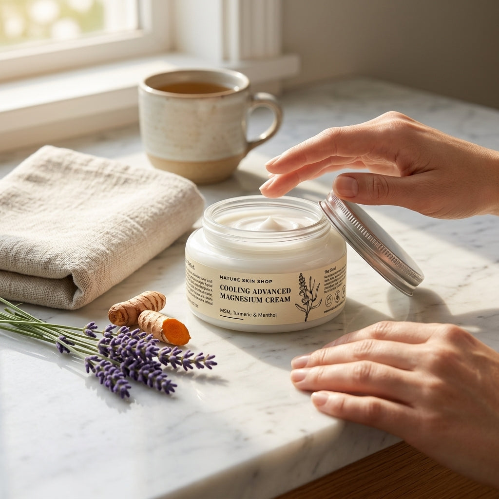 Cooling Advanced Magnesium Cream – with MSM, Turmeric & Menthol