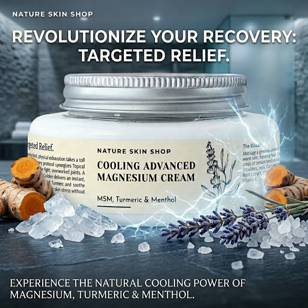 Cooling Advanced Magnesium Cream – with MSM, Turmeric & Menthol