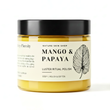 Jar of Mango & Papaya Luster Ritual Polish from Nature Skin Shop on a white background