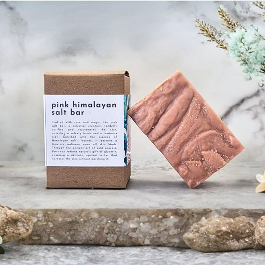 Pink Himalayan Salt and Shea Soap, Cold Process - Nature Skin Shop