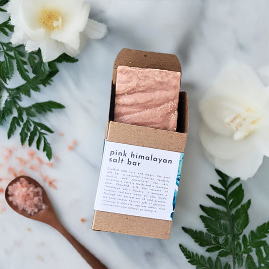 Pink Himalayan Salt and Shea Soap, Cold Process - Nature Skin Shop