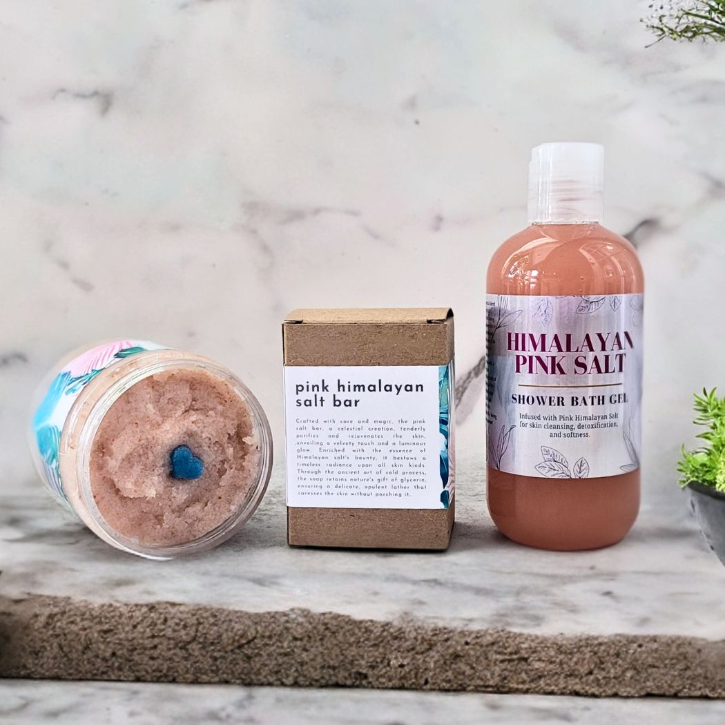Pink Himalayan Salt and Shea Soap, Cold Process - Nature Skin Shop