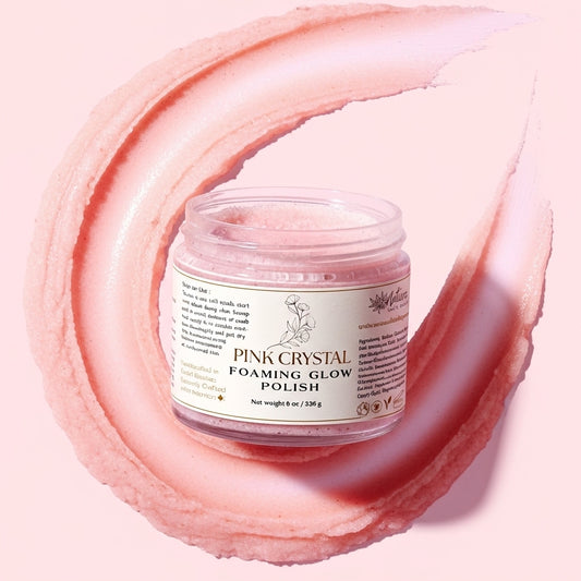 Pink Crystal Foaming Glow Polish