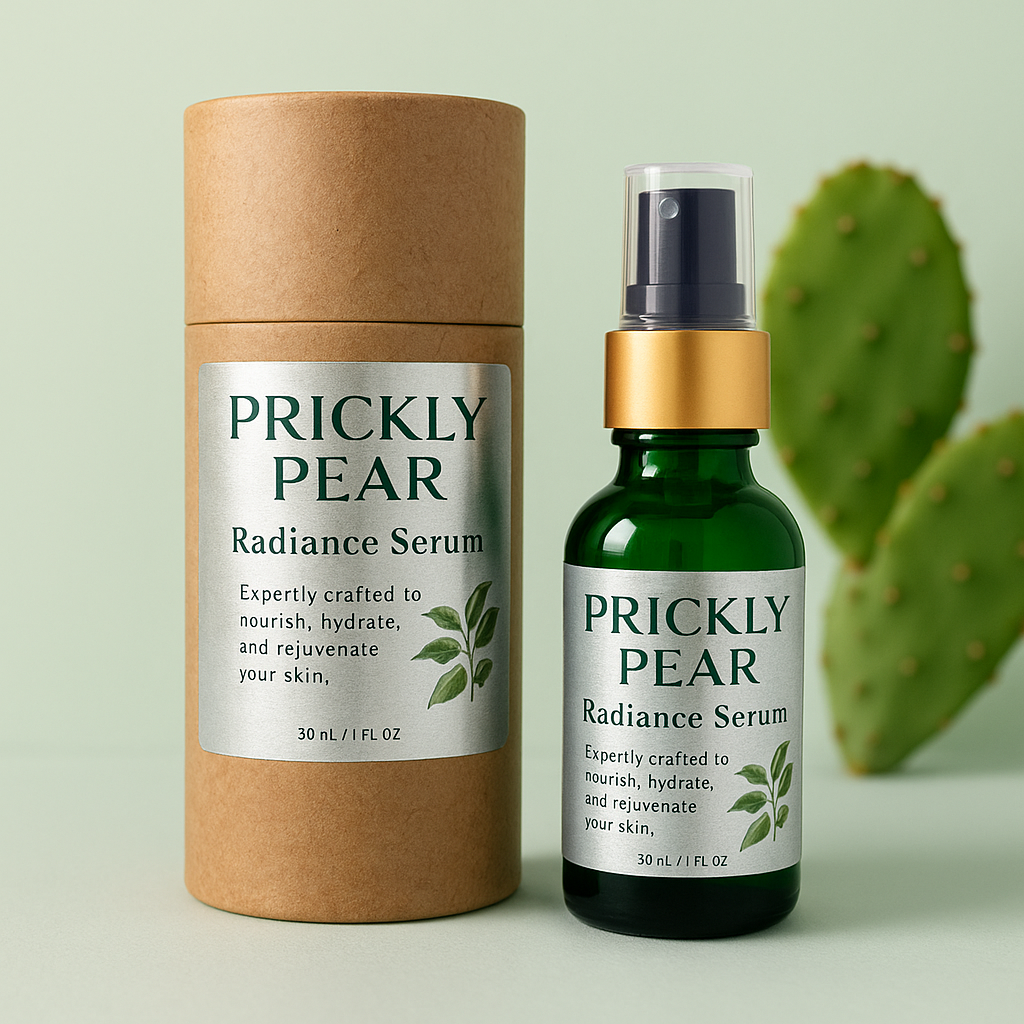 Prickly Pear Radiance Serum, Nourish, Hydrate, Rejuvenate Skin