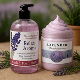 Aromatherapy Relax Lavender Shower Bath Gel