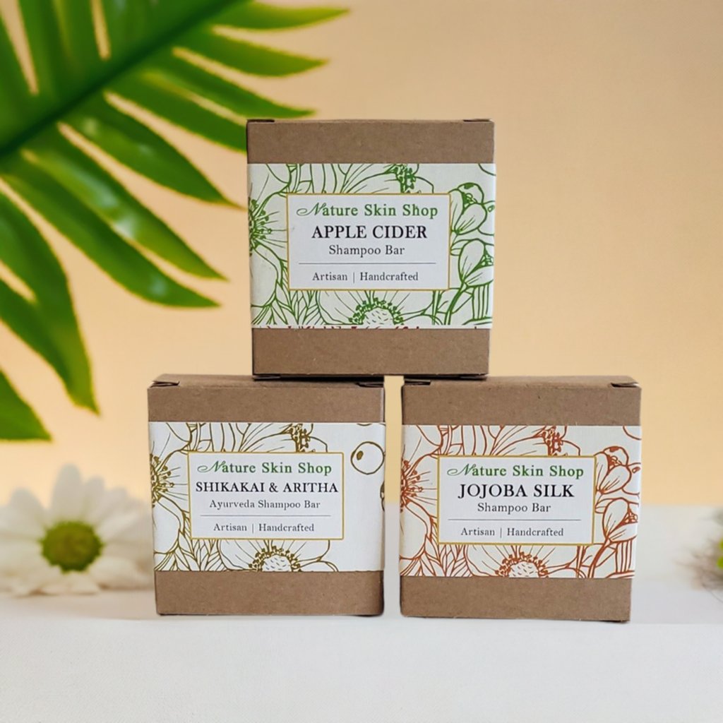 Shampoo Bar Shikakai And Aritha (Soapnut) Organic Shampoo Bar - Nature Skin Shop