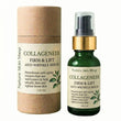 Collagen firming and lifting serum with packaging on a white background