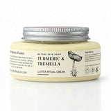 Jar of Turmeric & Tremella Luster Ritual Cream with a white background