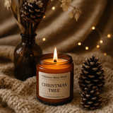 Christmas Tree Wood Wick Soy Candle