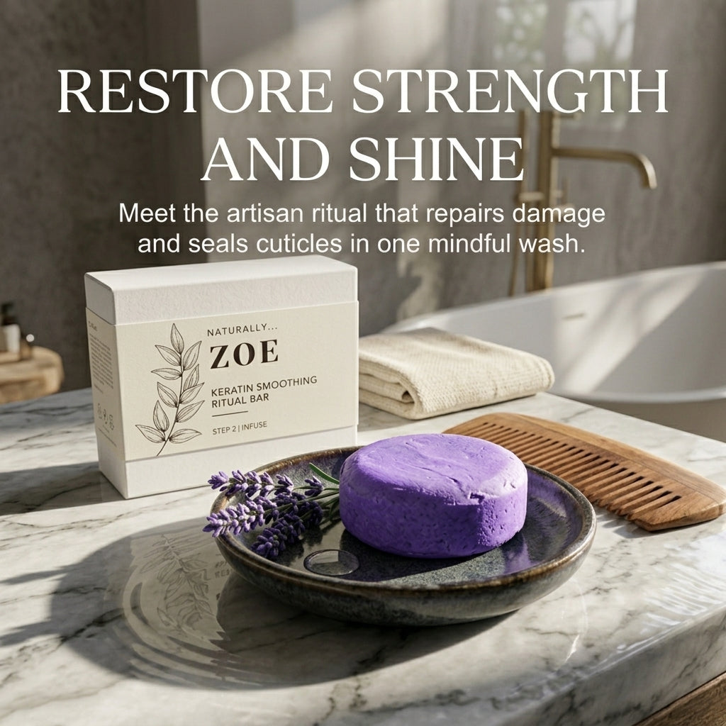 Zoe Keratin Smoothing Shampoo Bar