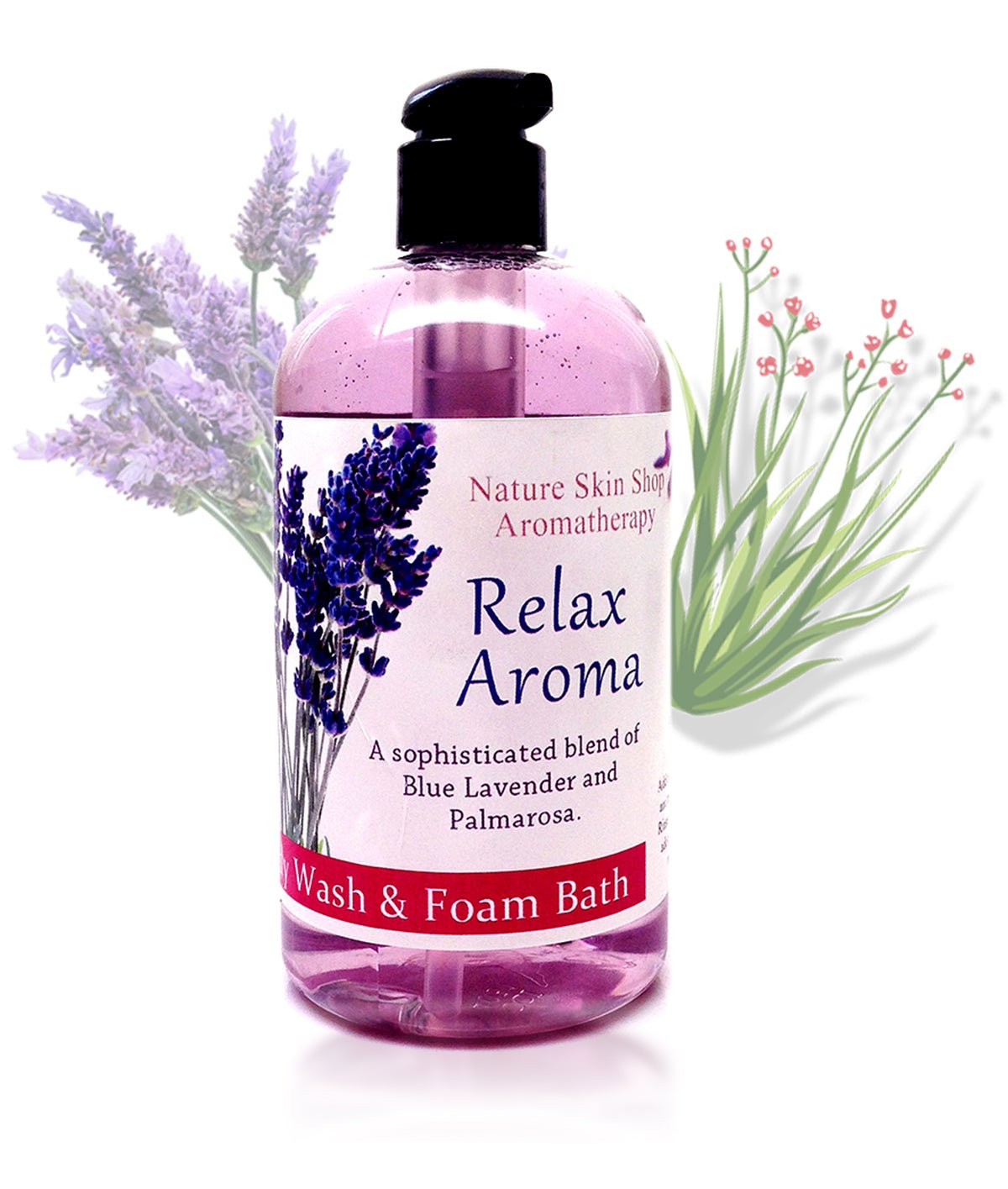 Aromatherapy Relax Lavender Shower Bath Gel - Nature Skin Shop
