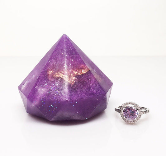 Birthstone Amethyst Gem Soap - Nature Skin Shop