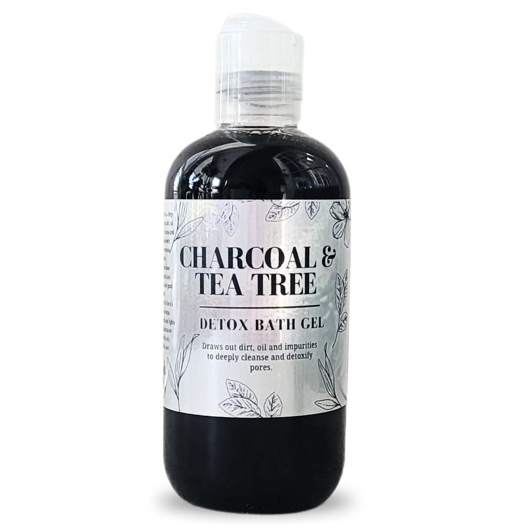 Charcoal & Tea Tree Detox Shower Bath Gel - Nature Skin Shop