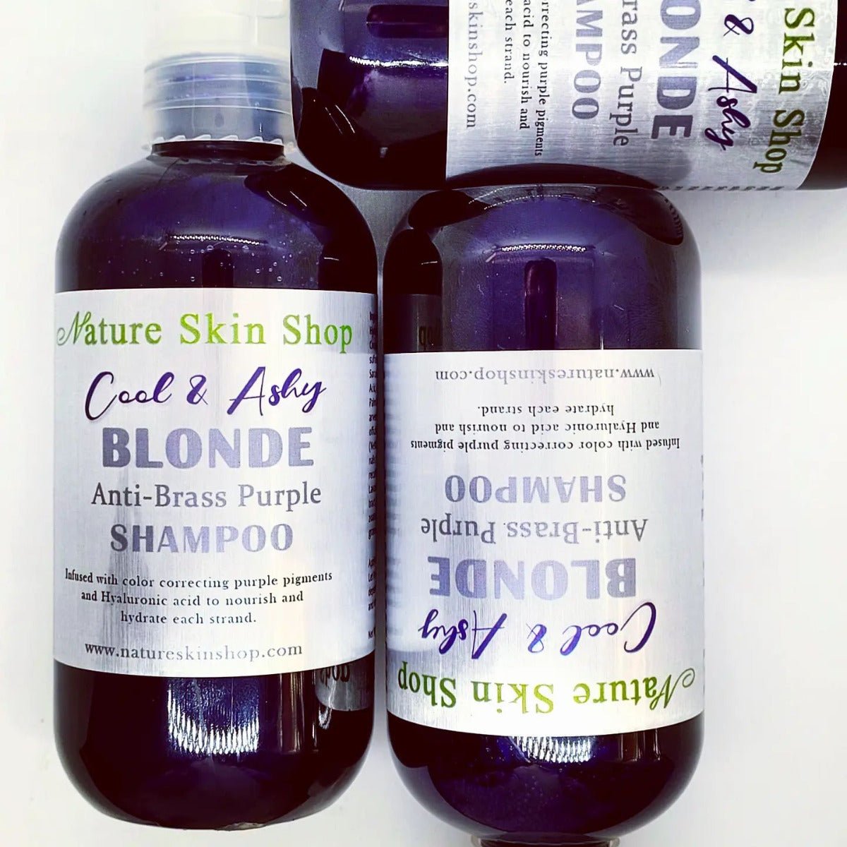 Cool & Ashy Blonde Anti-Brass Purple Shampoo - Nature Skin Shop