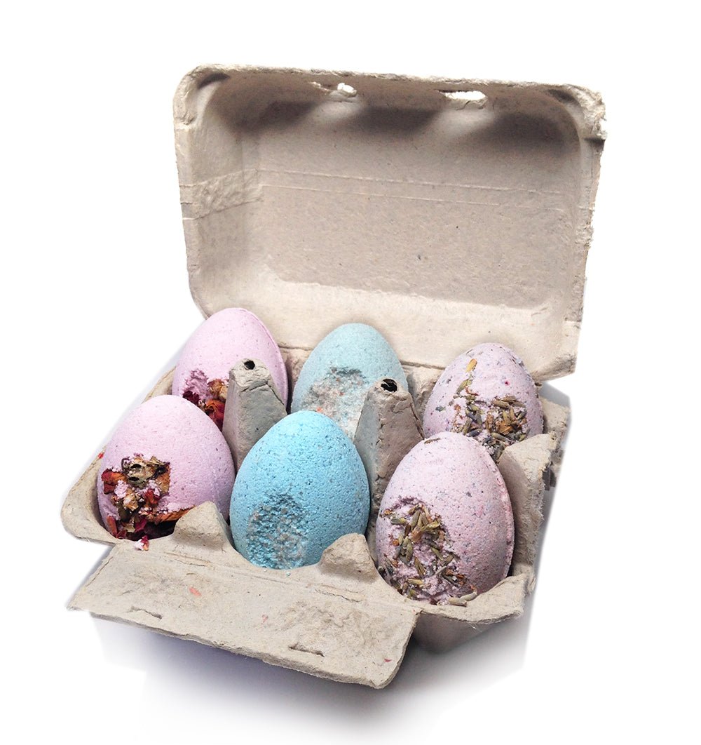 Egg Shaped Relax Bath Bombs (6 Pack) - Nature Skin Shop