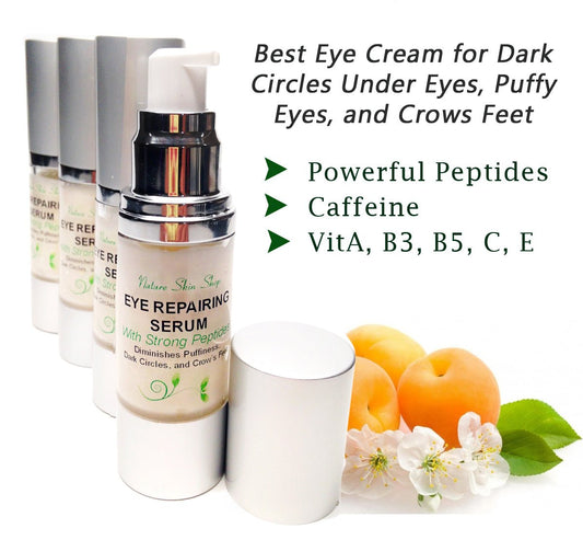 Eye Repairing Serum for Dark Circles Under Eyes, Crows Feet & Puffiness - Nature Skin Shop